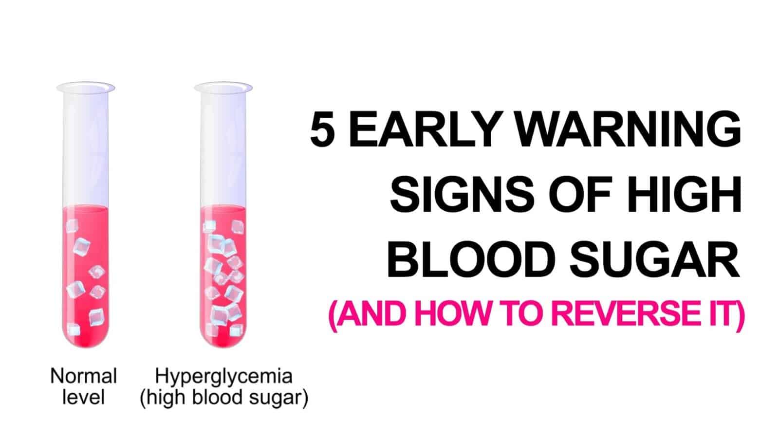 5 Early Warning Signs of High Blood Sugar (And How To ...