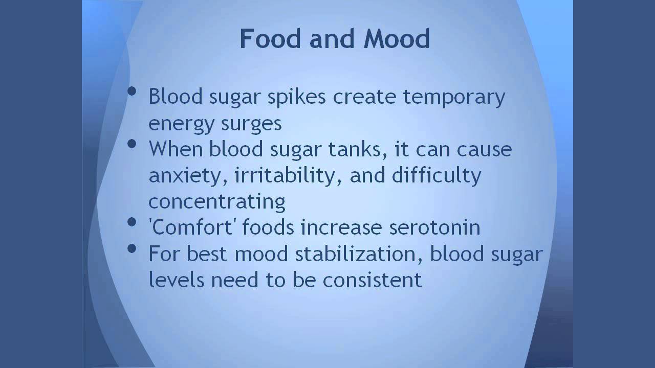 Blood Sugar &  Depression