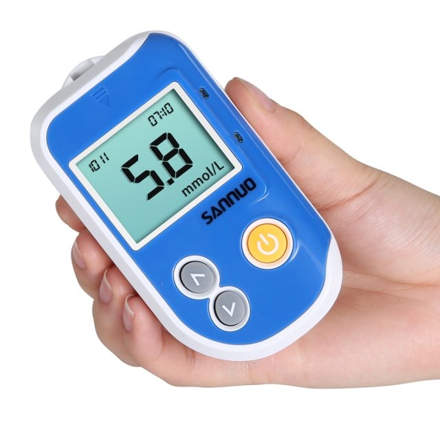 Free Code Blood Glucose Meter Sannuo GA 6 with Strips ...