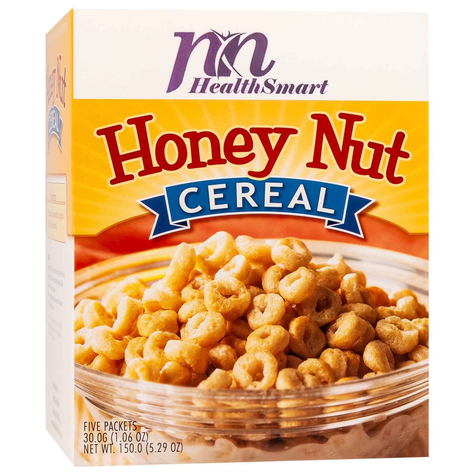 HealthSmart High Protein Honey Nut Cereal, 15g Protein ...