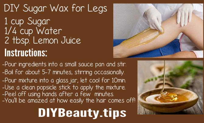 How To Make Sugar Wax for Legs